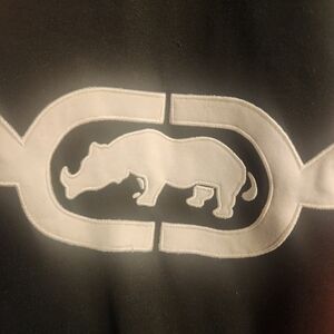 Ecko Unlimited Men's Red, Black & White Full-Zip Track Jacket